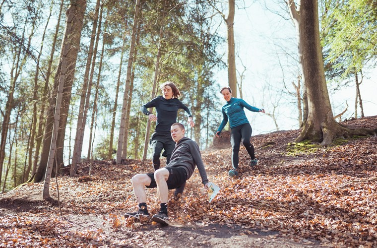 Elever på Brejning Efterskole i naturen - friluftsliv