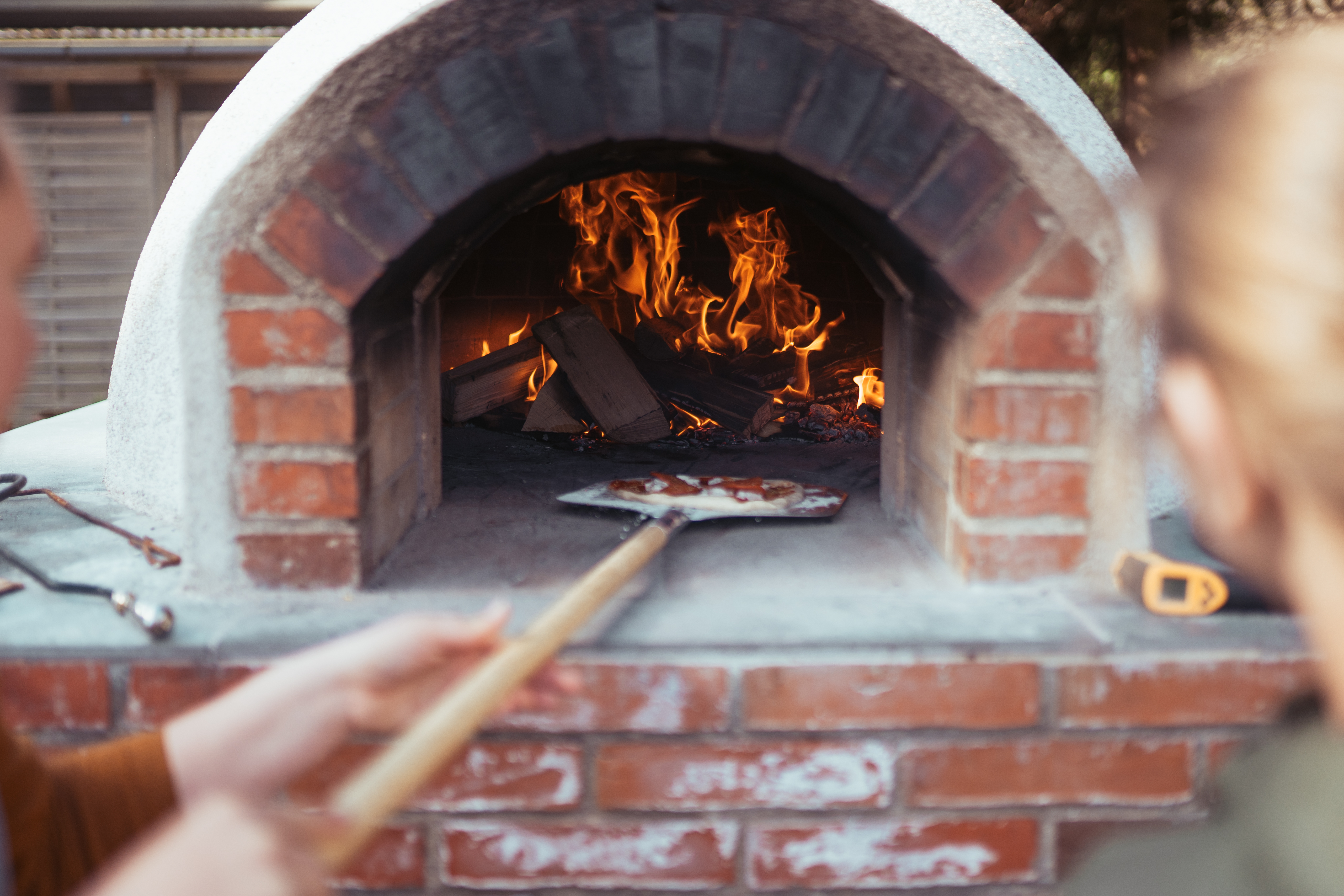 Udekøkken med pizzaovn