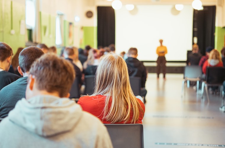 Undervisning på Brejning Efterskole i Sydjylland